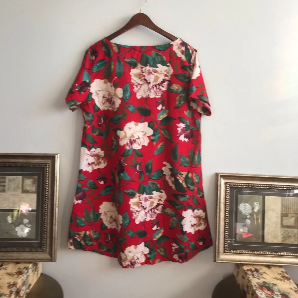 NWOT  Cotton MIDI Dress loose and breathable Linen - Picture 9 of 16